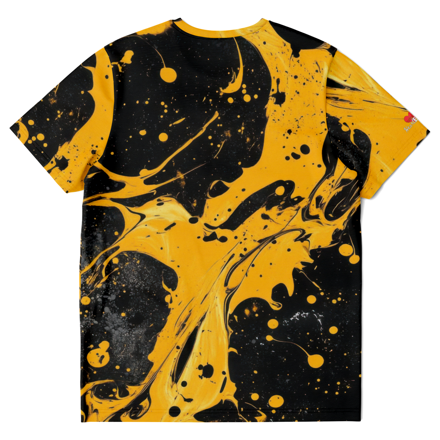 Black & Yellow Paint Splatter