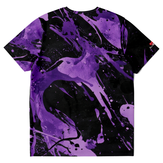 Black & Purple Paint Splatter