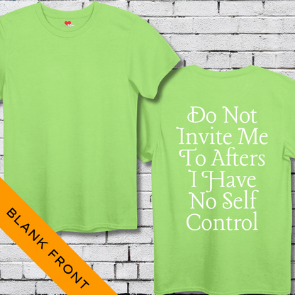 No Self Control
