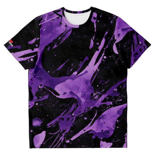 Black & Purple Paint Splatter