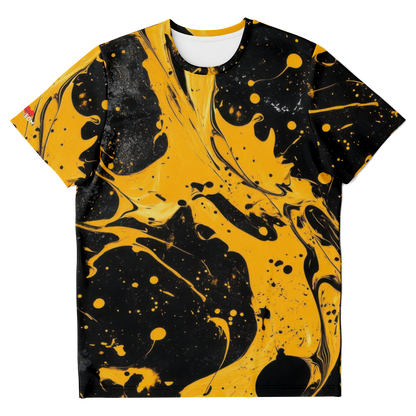Black & Yellow Paint Splatter